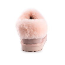 Load image into Gallery viewer, AUS WOOLI UGG UNISEX SHEEPSKIN WOOL TRADITIONAL ANKLE SLIPPERS - PALEPINK
