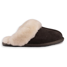 Load image into Gallery viewer, AUS WOOLI UGG UNISEX SHEEPSKIN WOOL SHELLEY Slippers - Dark Grey
