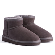 Load image into Gallery viewer, AUS WOOLI UGG SHORT SHEEPSKIN ANKLE BOOT - Grey

