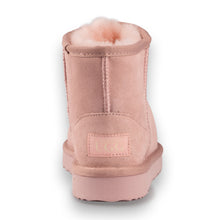 Load image into Gallery viewer, AUS WOOLI UGG SHORT SHEEPSKIN ANKLE BOOT - PALEPINK
