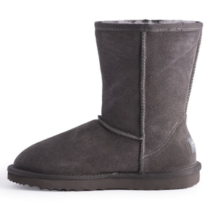 AUS WOOLI UGG MID CALF SHEEPSKIN BOOT - Grey