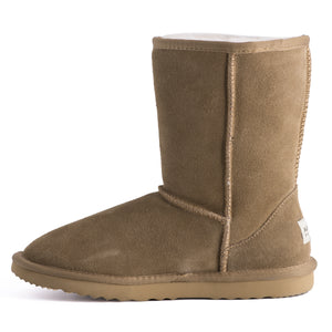 AUS WOOLI UGG MID CALF SHEEPSKIN BOOT - Chestnut/Tan