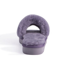 Load image into Gallery viewer, AUS WOOLI UGG WOMEN SHEEPSKIN FLUFF SLIDE - Lilac
