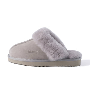 AUS WOOLI UGG UNISEX SHEEPSKIN WOOL SYDNEY Slippers - Light Grey