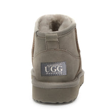 Load image into Gallery viewer, AUS WOOLI AUSTRALIA SHEEPSKIN CLASSIC ULTRA MINI BOOT - LIGHTGREY
