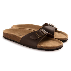 AUS WOOLI AUSTRALIA UNISEX TOORAK SANDALS - BROWN