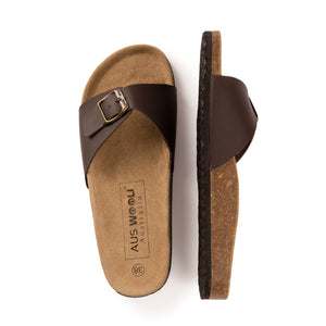 AUS WOOLI AUSTRALIA UNISEX TOORAK SANDALS - BROWN