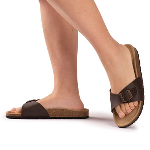 AUS WOOLI AUSTRALIA UNISEX TOORAK SANDALS - BROWN