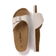 Load image into Gallery viewer, AUS WOOLI AUSTRALIA UNISEX TOORAK SANDALS - WHITE
