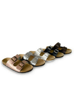 Load image into Gallery viewer, AUS WOOLI AUSTRALIA UNISEX MELBOURNE SANDALS - BLACK
